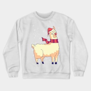 Christmas Alpaca Crewneck Sweatshirt